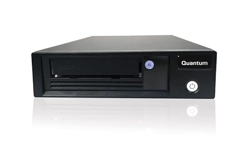 Quantum LTO-7 Bandlaufwerk, halbe Höhe, Tabletop, 6 Gb/s SAS, schwarz, 12 Gb/s SAS HBA Bundle von Quantum