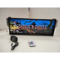 Ghouls N Ghosts Marquee Game/Rec Room Led Display Leuchtkasten von QuarterEaterCabinets