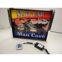 Slot Auto Mann Höhle Led Display Leuchtreklame Box von QuarterEaterCabinets