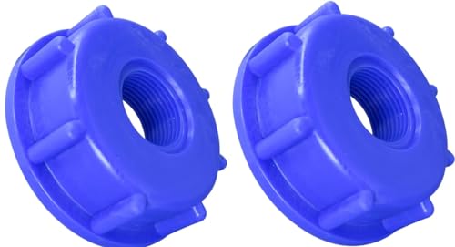 Quarzflex® IBC Adapter S60x6 Grobgewinde mit 3/4" Innengewinde (2 Stück) von Quarzflex