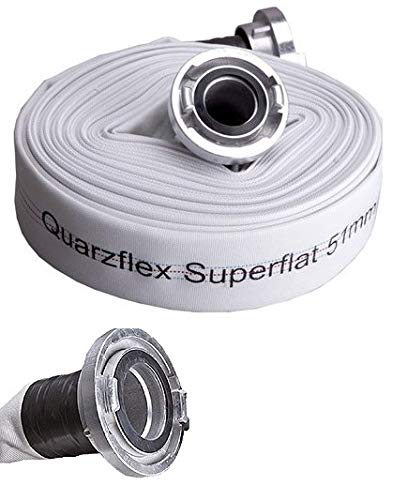Quarzflex® Industrie Bauschlauch C 52 mm 20 m Rolle incl. Gummischutz 3-lagig von Quarzflex