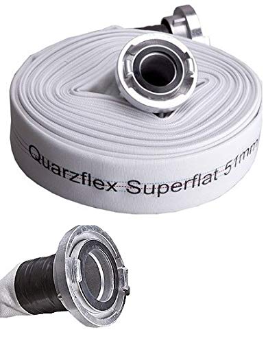Quarzflex Industrie Bauschlauch C 52 mm 30 m Rolle incl. Gummischutz 3-lagig von Quarzflex