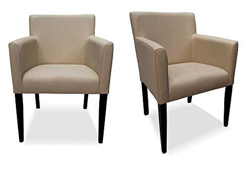 Quattro Meble Breite Echtleder Esszimmerstühle Beige Leder & Massivholz Stühle Kross Arm Lederstühle Sessel mit Armlehnen Echt Leder Esszimmer Stuhl Quattro Meble Breite Echtleder Esszimmerstühle Beige Leder & Massivholz Stühle Kross Arm Lederstühle Sessel mit Armlehnen Echt Leder Esszimmer Stuhl von Quattro Meble