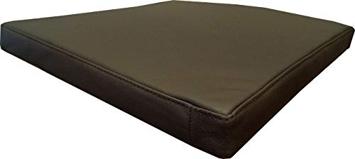 Quattro Meble Dunkelbraun Echtleder Sitzkissen Lederkissen Sitzpolster fur Sessel Stuhle Bank doppelt genähtes Echt Leder Kissen Sitzauflage Auflage Modell 1el (B-60 x T-50 cm) von Quattro Meble