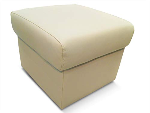 Quattro Meble Elfenbeinfarbe Echtleder Hocker 50cm x 50cm aufklappbar mit Stauraum Sitzhocker Rindsleder Sitzwürfel Fußhocker Polsterhocker Echt Leder Puff Quattro Meble Elfenbeinfarbe Echtleder Hocker 50cm x 50cm aufklappbar mit Stauraum Sitzhocker Rindsleder Sitzwürfel Fußhocker Polsterhocker Echt Leder Puff von Quattro Meble