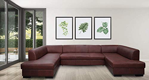 Quattro Meble Großes Echtleder Ecksofa in U-Form London U 200x352x185 in Echtleder Granada Cognac Sofa Couch mit Schlaffunktion, Bettkasten Echt Leder Eck Couch Ledersofa große Farbauswahl Quattro Meble Großes Echtleder Ecksofa in U-Form London U 200x352x185 in Echtleder Granada Cognac Sofa Couch mit Schlaffunktion, Bettkasten Echt Leder Eck Couch Ledersofa große Farbauswahl von Quattro Meble