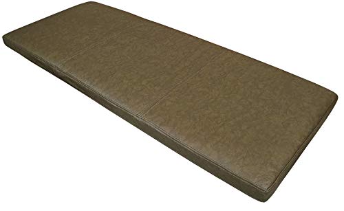 Quattro Meble Grün Echtleder Bankauflage Sitzkissen Lederkissen Sitzpolster Bank Auflage Lederauflage doppelt genähtes Echt Leder Kissen Sitzauflage Leder Mondial Green (35 x 150 cm) von Quattro Meble