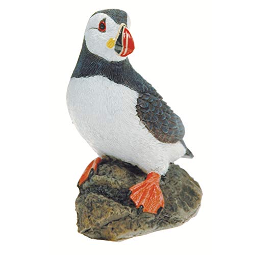 Quay Trader Seevögel, Kunstharz, Ornament/Dekoration – Meer / Strandhütte / nautische Dekor: Möwe (stehend), Möwe (Nesting), Papageientaucher (Papageientaucher) von Quaytrader