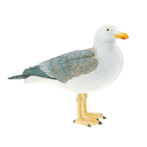 Quay Trader Seevogel Kunstharz Ornament/Dekoration – Strandhütte/nautische Dekoration: Möwe (stehend), Puffin (Möwe (Nesting)) von Quaytrader