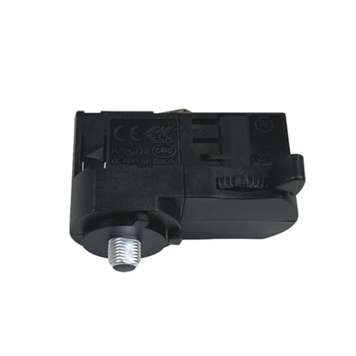 Qub Hängelampenadapter – 3-Phasen Schienensystem – Pendelleuchten Adapter – Schwarz – Zubehör für Stromschienen von Qub