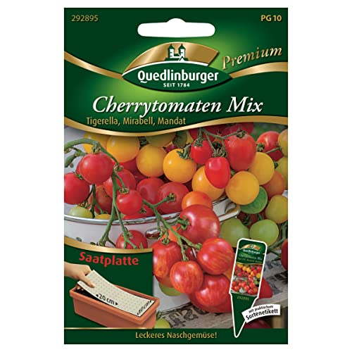 Cherrytomaten-Mix Saatplatte von Quedlinburger SAATGUT