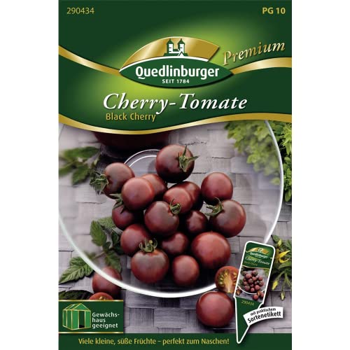 Cherrytomate, Black Cherry NEU von Quedlinburger