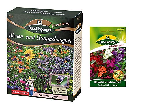 Quedlinburger Bienen- und Hummelmagnet + Kamelien-Balsamine Mischung Quedlinburger Bienen- und Hummelmagnet + Kamelien-Balsamine Mischung von Quedlinburger