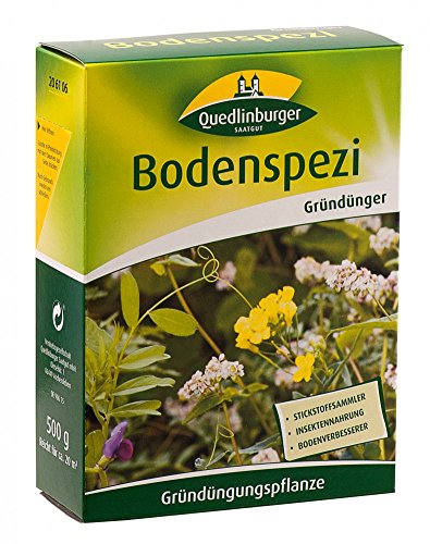 Quedlinburger 206106 Bodenspezi-Gründüngungsmischung 500 g (Gründünger) von Quedlinburger