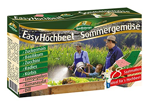 Quedlinburger 2943150 Easy Hochbeet Sommergemüse (Gemüsesamen) von Quedlinburger