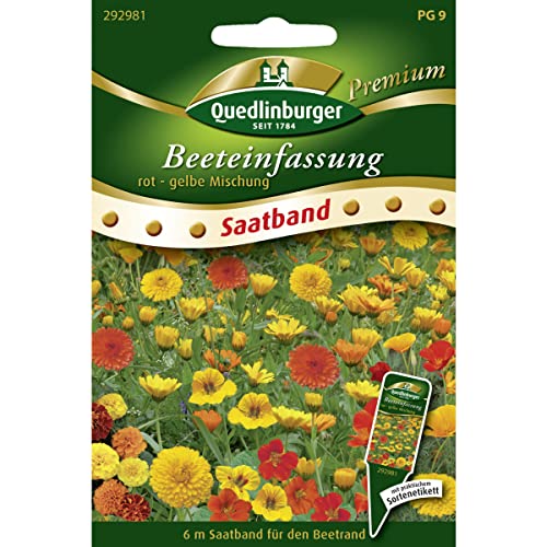 SB Beeteinfassung, rot-gelbe Mischung von Quedlinburger