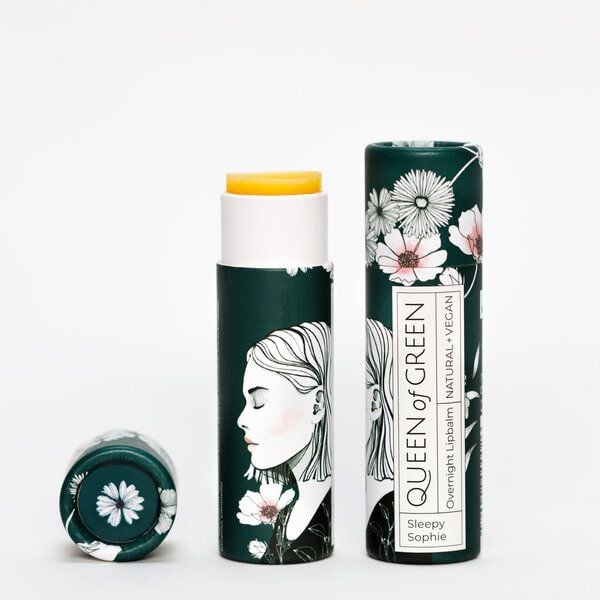Queen of Green Anti-Aging Lippenpflege für die Nacht "Sleepy Sophie - vegan und plastikfrei von Queen of Green