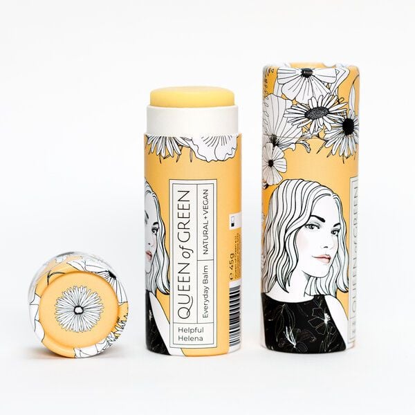 Queen of Green Multi-Use Haut-Balsam "Helpful Helena" - vegan und plastikfrei, schützt bei Wind & Wetter von Queen of Green