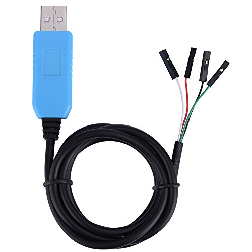 Queen.Y PL2303TA USB to TTL RS232 Modulkonverter Serieller Kabeladapter für Win XP/Vista / 7/8/8. 1 für Himbeer-Pi-USB-Programmierung(1 Stück) von Queen.Y