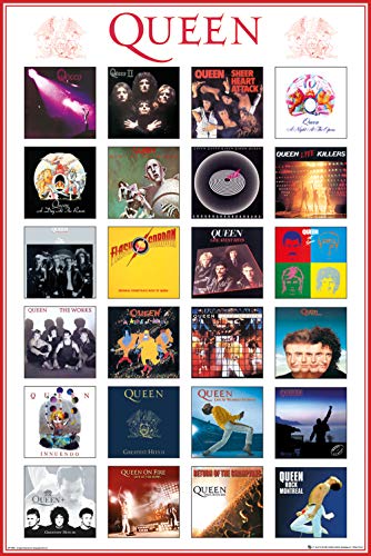 Queen Poster Covers Freddie Mercury von GB eye
