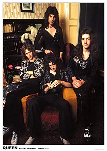 Queen Poster BANDPICTURE London West Kensington 1974 von Queen