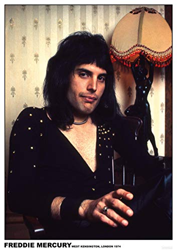 Queen Poster Freddie Mercury West Kensington London 1974 von Queen