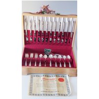 Authentisch Vor | 1960Er Jahre 67 Teilen Mc Rogers Bros Silberwaren, Versilbert, Löffel, Besteck, Geschirr-Dinning Set-Utensil-Geschirr-Essteller von QueenKshopCa