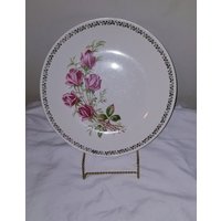 J&g.meakin England Vorlegeplatte-Speiseteller-Keramik-Geschirr-Essplatte-Servierplatte-steingut-Geschirr Goldrand von QueenKshopCa