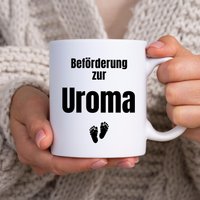 Uroma Tasse Urenkel, Baby Ankündigung Kind, Schwanger, Geschenkidee Urgroßeltern Überraschen, Großmutter Geburtstag Oma, Kaffeebecher Tee, Fuß, Süß Uroma Tasse Urenkel, Baby Ankündigung Kind, Schwanger, Geschenkidee Urgroßeltern Überraschen, Großmutter Geburtstag Oma, Kaffeebecher Tee, Fuß, Süß von QueenOfMyOwnEmpire