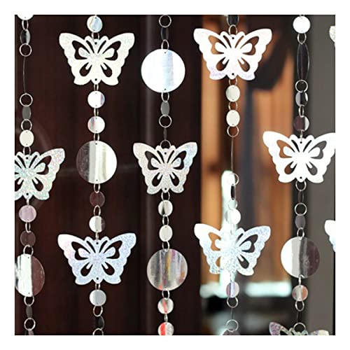 Queenbox 5 Stück 100,1 cm Schmetterling Pailletten Perlen Vorhang Funkeln Tür String Vorhänge für Festivals Party Hochzeit Raumteiler Queenbox 5 Stück 100,1 cm Schmetterling Pailletten Perlen Vorhang Funkeln Tür String Vorhänge für Festivals Party Hochzeit Raumteiler von Queenbox