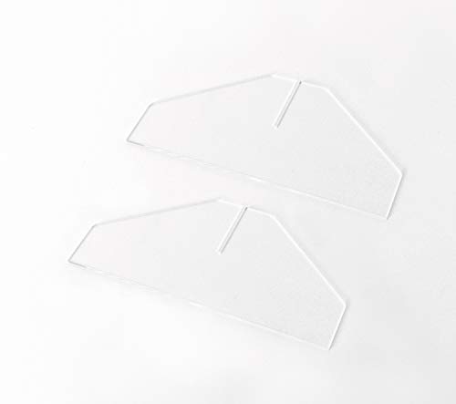 Queence | Ersatz-Standfüße aus hochwertigem Acryl | 2-er-Set | Passend für alle Modell-Größen der Quer- und Hochformate, Größe:Standfüße 2er-Set Queence | Ersatz-Standfüße aus hochwertigem Acryl | 2-er-Set | Passend für alle Modell-Größen der Quer- und Hochformate, Größe:Standfüße 2er-Set von Queence