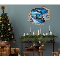 queence 3D-Wandtattoo "Lokomotive im Schnee" selbstklebender Wandsticker Weihnachten queence 3D-Wandtattoo "Lokomotive im Schnee" selbstklebender Wandsticker Weihnachten von Queence