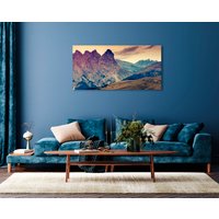 queence Acrylglasbild "Eiron" Berge  Berge & Alpenbilder  Foto  Himmel  Landschaft 1 Stk. tlg. Fine Art-Print in Galeriequalität von Queence