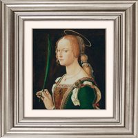 queence Acrylglasbild Frau von Queence