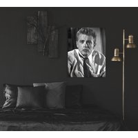 queence Acrylglasbild "James Dean", Schwarz-Weiß-Mann-Stars von Queence