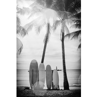 queence Acrylglasbild "Surfboards" von Queence