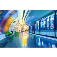 queence Acrylglasbild "Tunnel" von Queence