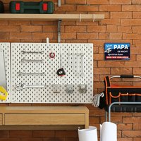 queence Alu-Dibond-Druck "Papa" Sprüche  Sprüche & Texte Papa, witzige Sprüche, Schild von Queence