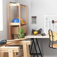 queence Alu-Dibond-Druck "Werkstatt Regeln" Sprüche  Sprüche & Texte Werkstatt Regeln, Sprüche, witzig, Schild von Queence