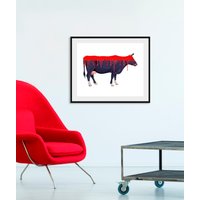 queence Bild "Bloody Cow", Kuh, (1 St.) von Queence