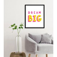 queence Bild "Dream Big", Schriftzüge, (1 St.) von Queence