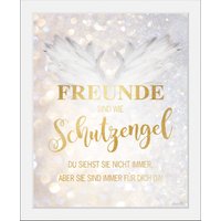 queence Bild "Freunde sind wie Schutzengel", Sprüche & Texte, (1 St.) von Queence