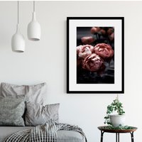 queence Bild "Helen", (1 St.), HD Premium Poster-Druck inkl. Holzrahmen von Queence