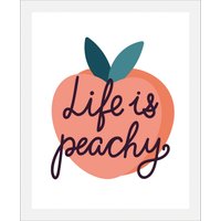 queence Bild "Life is peachy", Schriftzüge, (1 St.) von Queence
