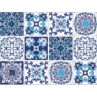 queence Fliesenaufkleber "Muster", (12 St.), Stickerfliesen, selbstklebend, Sticker, 12er Set von Queence
