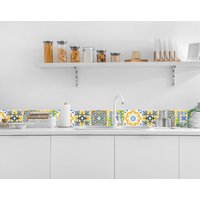 queence Fliesenaufkleber "Ornamente bunt", (12 St.), selbstklebend, 12er Set von Queence