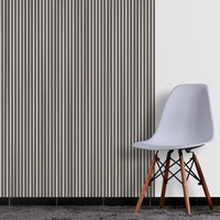 queence Fototapete "Paneele in Holzoptik", 3D-Optik-bedruckt-clean-gestreift-Holz-seidenmatt, Wandpaneele, selbstklebend, Tapete, Sticker, Wanddeko, Holzoptik von Queence