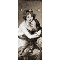 queence Garderobenleiste "Mutter und Kind" mit 6 Haken, 50 x 120 cm queence Garderobenleiste "Mutter und Kind" mit 6 Haken, 50 x 120 cm von Queence