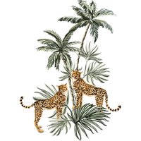 queence Leinwandbild "Leopard", Kunst-Modern-Tiere-Leopard-Raubkatzen, Premium-Leinwandstoff, Handarbeit aus Deutschland queence Leinwandbild "Leopard", Kunst-Modern-Tiere-Leopard-Raubkatzen, Premium-Leinwandstoff, Handarbeit aus Deutschland von Queence