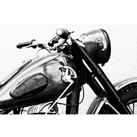 queence Leinwandbild "The Motorcycle" von Queence